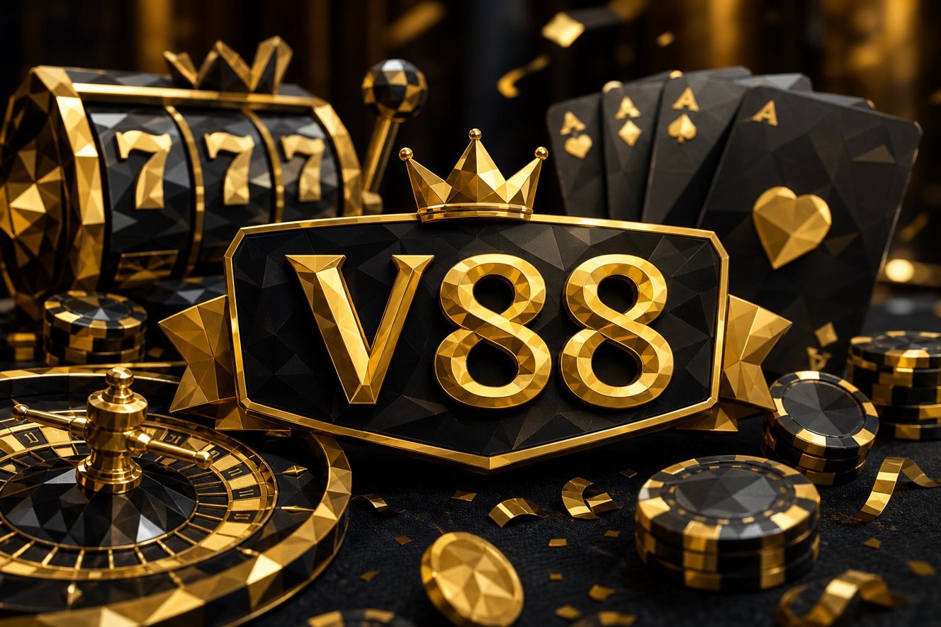 Menu promosi hadiah pendaftaran dan bonus dalam game di V88